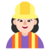 Woman Construction Worker: Light Skin Tone Emoji Copy Paste ― 👷🏻‍♀ - microsoft