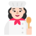 Woman Cook: Light Skin Tone Emoji Copy Paste ― 👩🏻‍🍳 - microsoft