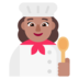Woman Cook: Medium Skin Tone Emoji Copy Paste ― 👩🏽‍🍳 - microsoft