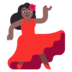 Woman Dancing: Medium-dark Skin Tone Emoji Copy Paste ― 💃🏾 - microsoft