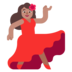 Woman Dancing: Medium Skin Tone Emoji Copy Paste ― 💃🏽 - microsoft