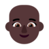 Woman: Dark Skin Tone, Bald Emoji Copy Paste ― 👩🏿‍🦲 - microsoft