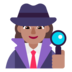 Woman Detective: Medium Skin Tone Emoji Copy Paste ― 🕵🏽‍♀ - microsoft