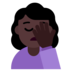 Woman Facepalming: Dark Skin Tone Emoji Copy Paste ― 🤦🏿‍♀ - microsoft