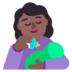 Woman Feeding Baby: Medium-dark Skin Tone Emoji Copy Paste ― 👩🏾‍🍼 - microsoft