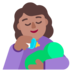 Woman Feeding Baby: Medium Skin Tone Emoji Copy Paste ― 👩🏽‍🍼 - microsoft