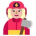 Woman Firefighter: Medium-light Skin Tone Emoji Copy Paste ― 👩🏼‍🚒 - microsoft
