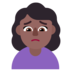 Woman Frowning: Medium-dark Skin Tone Emoji Copy Paste ― 🙍🏾‍♀ - microsoft