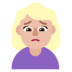 Woman Frowning: Medium-light Skin Tone Emoji Copy Paste ― 🙍🏼‍♀ - microsoft