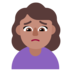 Woman Frowning: Medium Skin Tone Emoji Copy Paste ― 🙍🏽‍♀ - microsoft