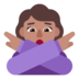 Woman Gesturing NO: Medium Skin Tone Emoji Copy Paste ― 🙅🏽‍♀ - microsoft