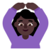 Woman Gesturing OK: Dark Skin Tone Emoji Copy Paste ― 🙆🏿‍♀ - microsoft