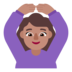 Woman Gesturing OK: Medium Skin Tone Emoji Copy Paste ― 🙆🏽‍♀ - microsoft