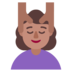 Woman Getting Massage: Medium Skin Tone Emoji Copy Paste ― 💆🏽‍♀ - microsoft