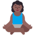 Woman In Lotus Position: Medium-dark Skin Tone Emoji Copy Paste ― 🧘🏾‍♀ - microsoft