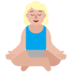Woman In Lotus Position: Medium-light Skin Tone Emoji Copy Paste ― 🧘🏼‍♀ - microsoft