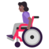 Woman In Manual Wheelchair: Medium-dark Skin Tone Emoji Copy Paste ― 👩🏾‍🦽 - microsoft