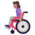 Woman In Manual Wheelchair: Medium Skin Tone Emoji Copy Paste ― 👩🏽‍🦽 - microsoft