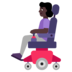 Woman In Motorized Wheelchair: Dark Skin Tone Emoji Copy Paste ― 👩🏿‍🦼 - microsoft