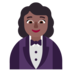 Woman In Tuxedo: Medium-dark Skin Tone Emoji Copy Paste ― 🤵🏾‍♀ - microsoft