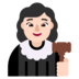 Woman Judge: Light Skin Tone Emoji Copy Paste ― 👩🏻‍⚖ - microsoft