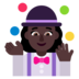 Woman Juggling: Dark Skin Tone Emoji Copy Paste ― 🤹🏿‍♀ - microsoft