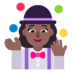 Woman Juggling: Medium-dark Skin Tone Emoji Copy Paste ― 🤹🏾‍♀ - microsoft