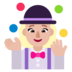 Woman Juggling: Medium-light Skin Tone Emoji Copy Paste ― 🤹🏼‍♀ - microsoft