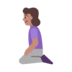 Woman Kneeling: Medium Skin Tone Emoji Copy Paste ― 🧎🏽‍♀ - microsoft