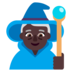 Woman Mage: Dark Skin Tone Emoji Copy Paste ― 🧙🏿‍♀ - microsoft