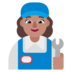 Woman Mechanic: Medium Skin Tone Emoji Copy Paste ― 👩🏽‍🔧 - microsoft