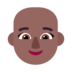 Woman: Medium-dark Skin Tone, Bald Emoji Copy Paste ― 👩🏾‍🦲 - microsoft