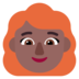 Woman: Medium-dark Skin Tone, Red Hair Emoji Copy Paste ― 👩🏾‍🦰 - microsoft