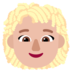 Woman: Medium-light Skin Tone, Curly Hair Emoji Copy Paste ― 👩🏼‍🦱 - microsoft