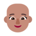 Woman: Medium Skin Tone, Bald Emoji Copy Paste ― 👩🏽‍🦲 - microsoft