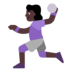 Woman Playing Handball: Dark Skin Tone Emoji Copy Paste ― 🤾🏿‍♀ - microsoft