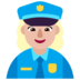 Woman Police Officer: Medium-light Skin Tone Emoji Copy Paste ― 👮🏼‍♀ - microsoft