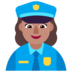 Woman Police Officer: Medium Skin Tone Emoji Copy Paste ― 👮🏽‍♀ - microsoft
