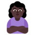 Woman Pouting: Dark Skin Tone Emoji Copy Paste ― 🙎🏿‍♀ - microsoft