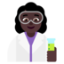 Woman Scientist: Dark Skin Tone Emoji Copy Paste ― 👩🏿‍🔬 - microsoft