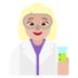 Woman Scientist: Medium-light Skin Tone Emoji Copy Paste ― 👩🏼‍🔬 - microsoft