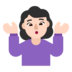Woman Shrugging: Light Skin Tone Emoji Copy Paste ― 🤷🏻‍♀ - microsoft