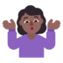 Woman Shrugging: Medium-dark Skin Tone Emoji Copy Paste ― 🤷🏾‍♀ - microsoft