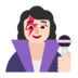 Woman Singer: Light Skin Tone Emoji Copy Paste ― 👩🏻‍🎤 - microsoft