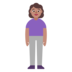 Woman Standing: Medium Skin Tone Emoji Copy Paste ― 🧍🏽‍♀ - microsoft