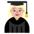 Woman Student: Medium-light Skin Tone Emoji Copy Paste ― 👩🏼‍🎓 - microsoft