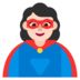 Woman Superhero: Light Skin Tone Emoji Copy Paste ― 🦸🏻‍♀ - microsoft