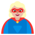 Woman Superhero: Medium-light Skin Tone Emoji Copy Paste ― 🦸🏼‍♀ - microsoft