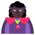 Woman Supervillain: Dark Skin Tone Emoji Copy Paste ― 🦹🏿‍♀ - microsoft