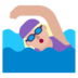 Woman Swimming: Medium-light Skin Tone Emoji Copy Paste ― 🏊🏼‍♀ - microsoft